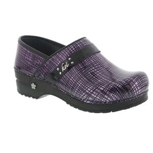 Sanita Women's Koi Carol Clog-purple Size 5